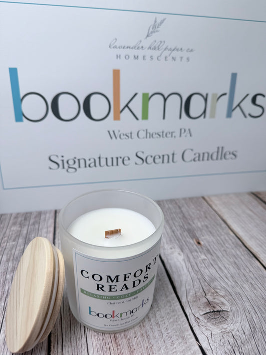 Bookmarks Candle- Comfort Reads