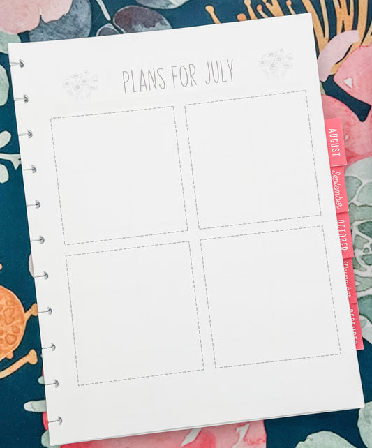 2024 Big Life Planner Refills (6mo)