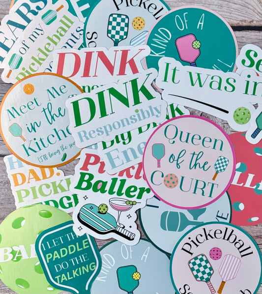 Pickleball Sticker- Soft Serve