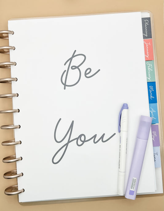 2025 Be You - Be Magical Monthly/Weekly Planner