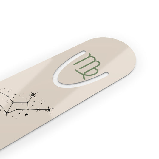 Virgo Constellation Metal Bookmark — Thoughtful. Organized. Gentle. Zodiac Gift
