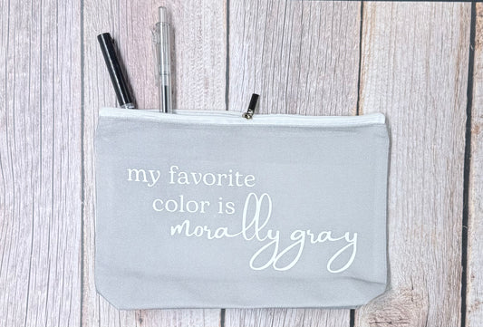 Bookish Mini Bag- My Favorite Color is Morally Gray