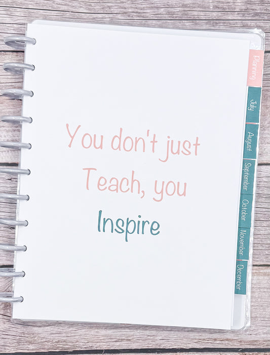 Teacher Planner- Inspire