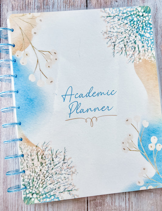 Academic Planner “Blossom in Blue”