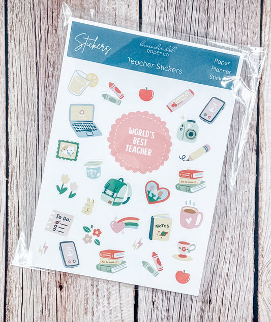 Teacher Planner Stickers