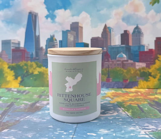 Philadelphia Neighborhood Candle- Rittenhouse Square