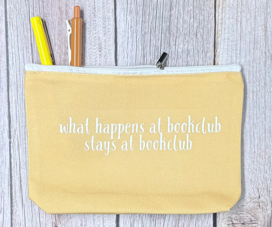 Bookish Mini Bag- What Happens at Bookclub