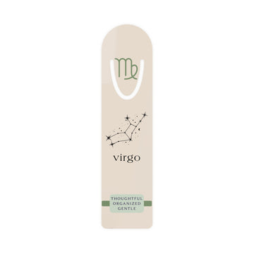 Virgo Constellation Metal Bookmark — Thoughtful. Organized. Gentle. Zodiac Gift