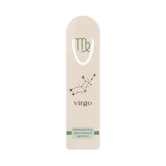 Virgo Constellation Metal Bookmark — Thoughtful. Organized. Gentle. Zodiac Gift