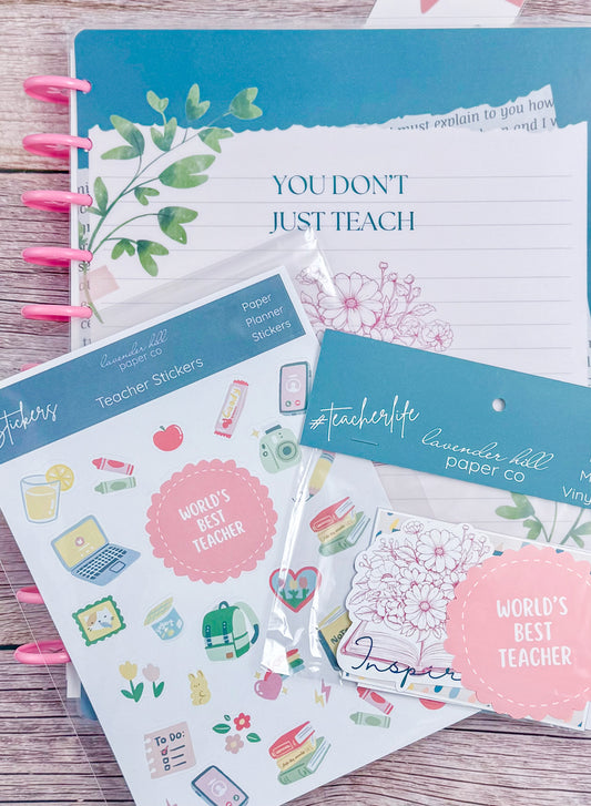 Planner Sticker Bundle- Inspire Teacher Collection