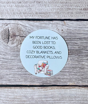 Bookish Sticker- Lost Fortune