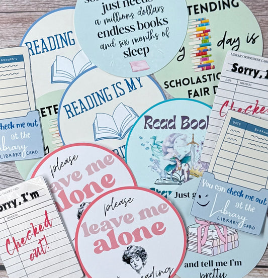 Bookish Sticker- Take Your Kindle