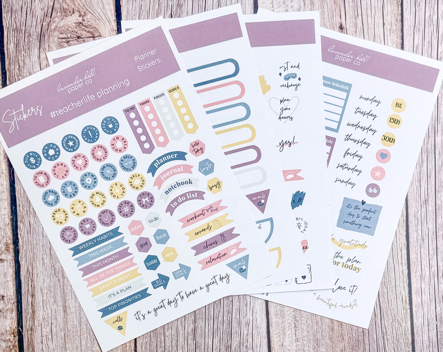 Planner Sticker Packs