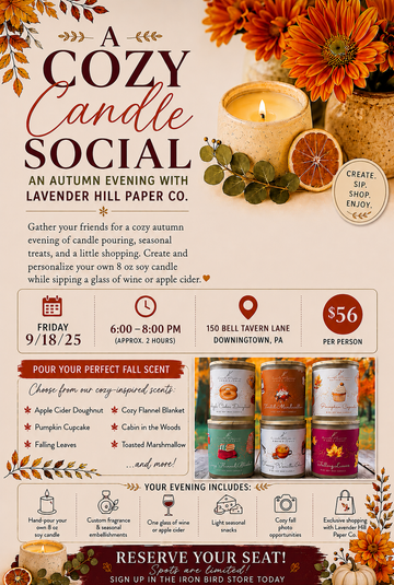 Join Us for an Autumn Cozy Candle Social