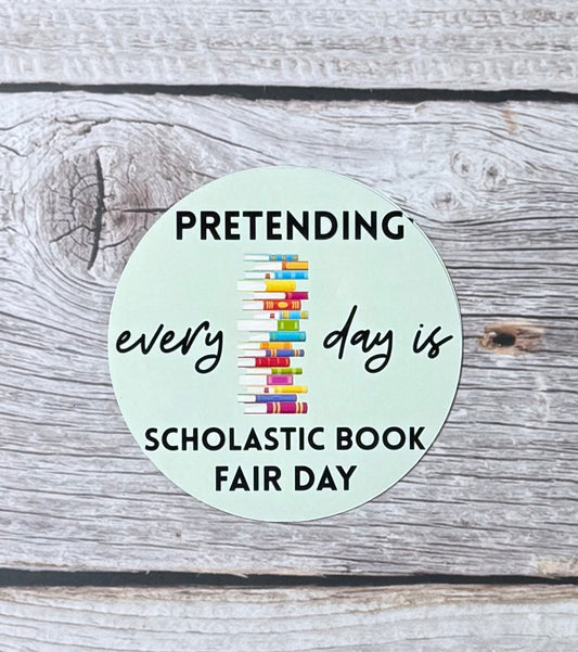 Bookish Sticker- Scholastic Book Fair Day