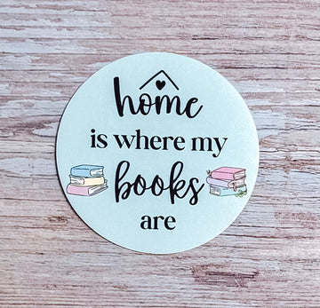 Bookish Sticker- Home
