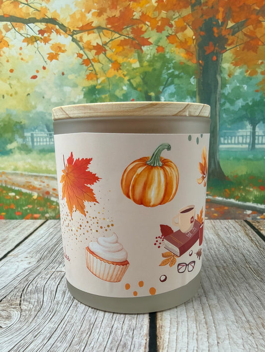 Autumn Candle- Pumpkin Cupcake