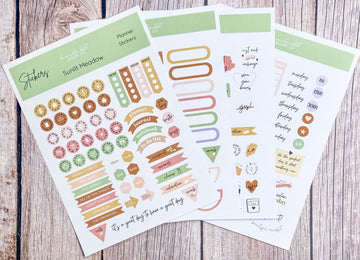 Planner Sticker Pack- Sunlit Meadow