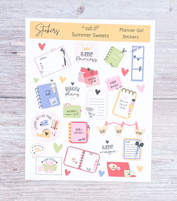 Planner Girl Stickers- Summer Sweets
