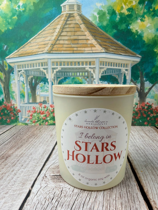 Stars Hollow Candle- I belong in Stars Hollow
