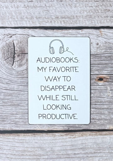 Bookish Sticker- Looking Productive