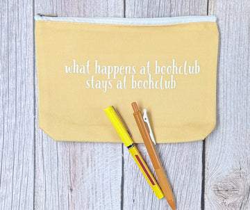 Bookish Mini Bag- What Happens at Bookclub