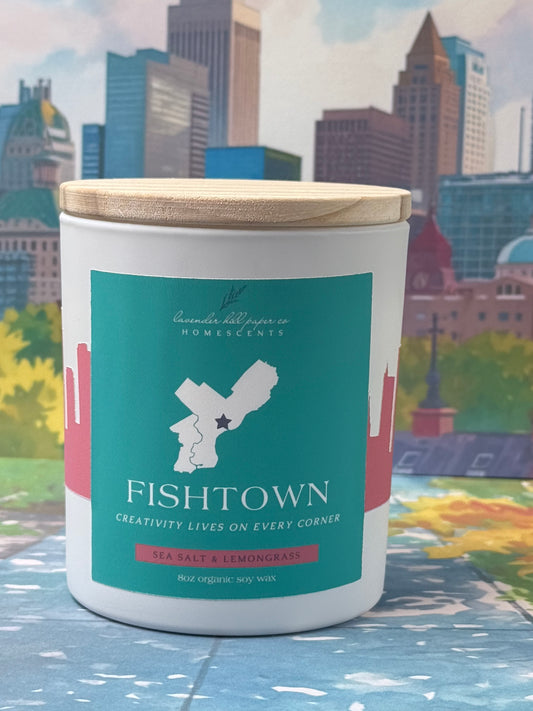 Philadelphia Neighborhood Candle- Fishtown