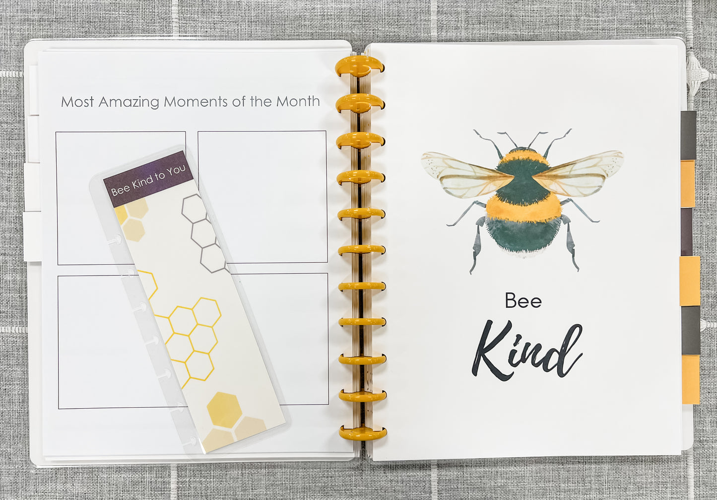 Undated Bee-YOU-tiful Monthly/Weekly Planner