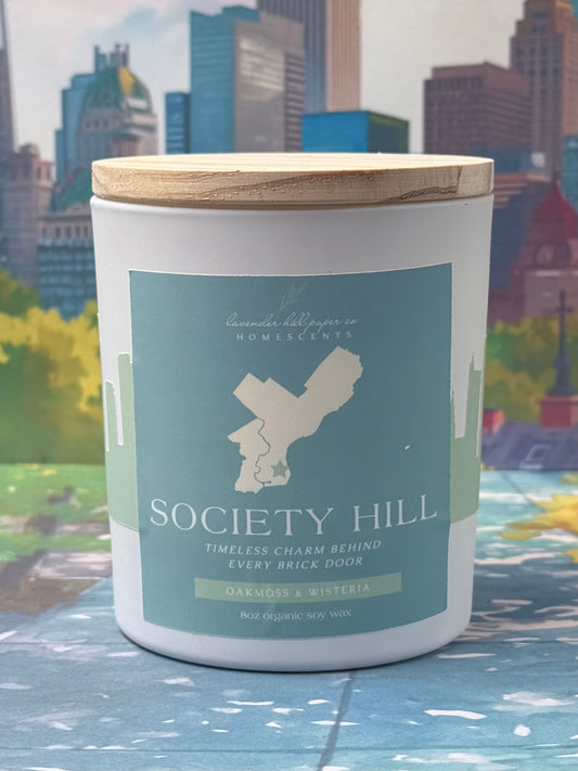 Philadelphia Neighborhood Candle- Society Hill