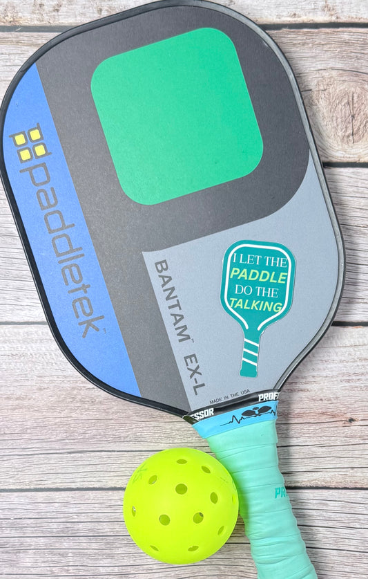 Pickleball Sticker- Paddle Talking