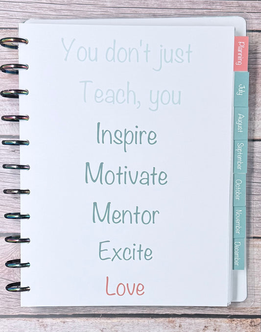 Teacher Planner- Greatest Teacher