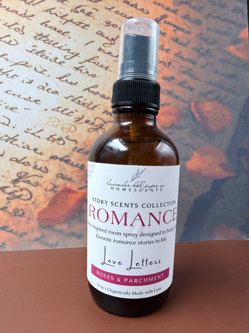 Story Sprays-  Linen & Room Sprays- ROMANCE