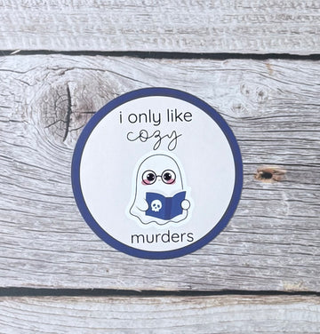 Bookish Sticker- Cozy Murders
