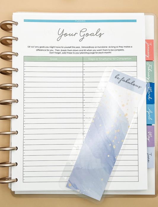 2025 Be You - Be Magical Monthly/Weekly Planner