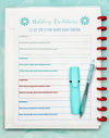 2024 Holiday Planner- Festive Gnomies