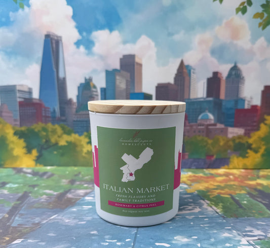 Philadelphia Neighborhood Candle- Italian Market