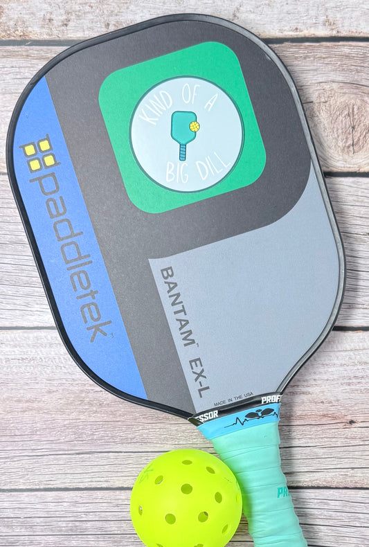 Pickleball Sticker- Kind of a Big DILL (Green)