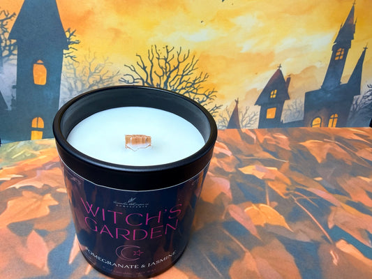 Halloween Candle- Witch's Garden