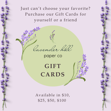 Lavender Hill Paper Co Gift Card