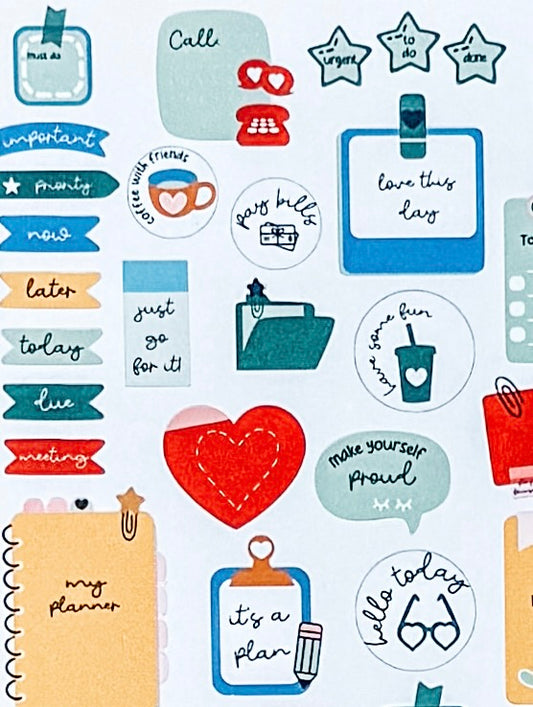 Stars Hollow Productive Stickers
