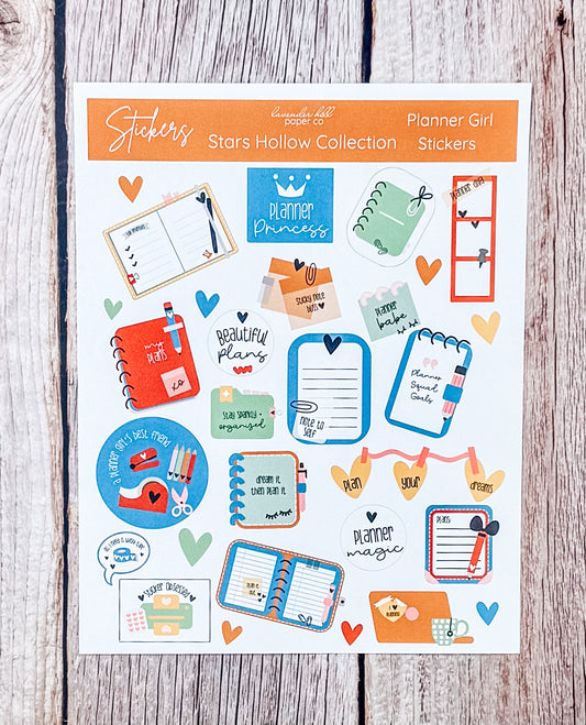 Stars Hollow Planner Stickers