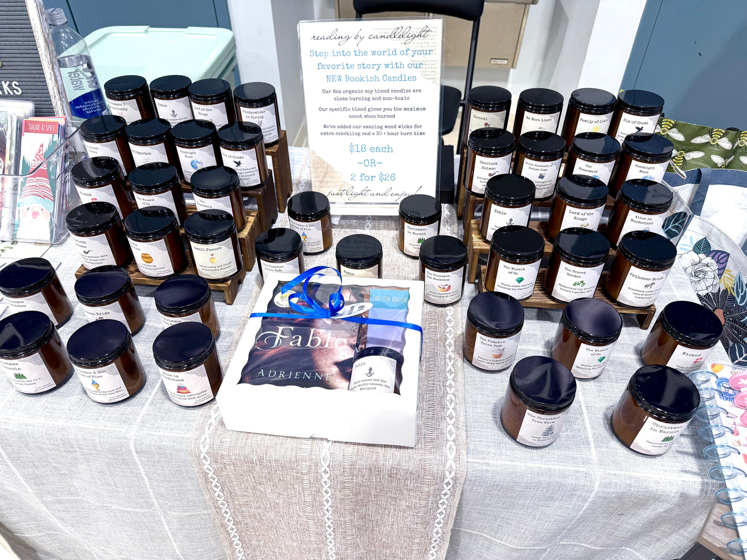 Reading by Candlelight Bookish Candles